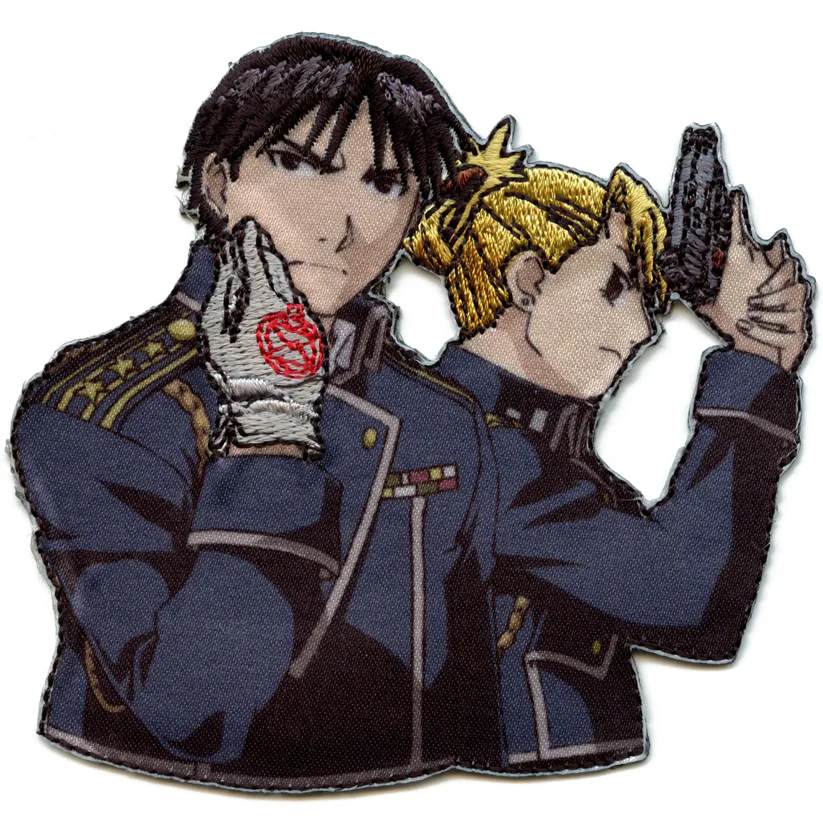 Fullmetal Alchemist Brotherhood Mustang and Hawkeye Patch