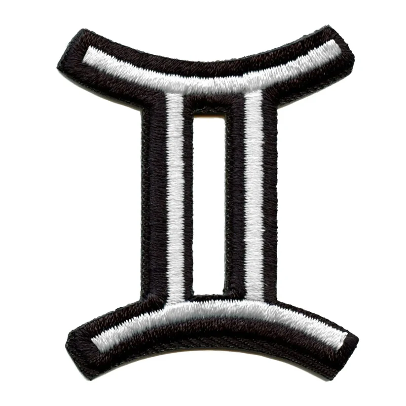 Gemini Astrological Zodiac Symbol Patch