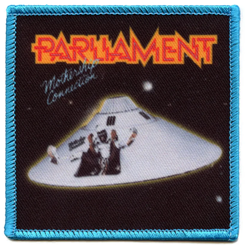 George Clinton Mothership Iron On Patch - George Clinton Mothership Iron On Patch USA George Clinton Mothership Iron On Patch - View 1