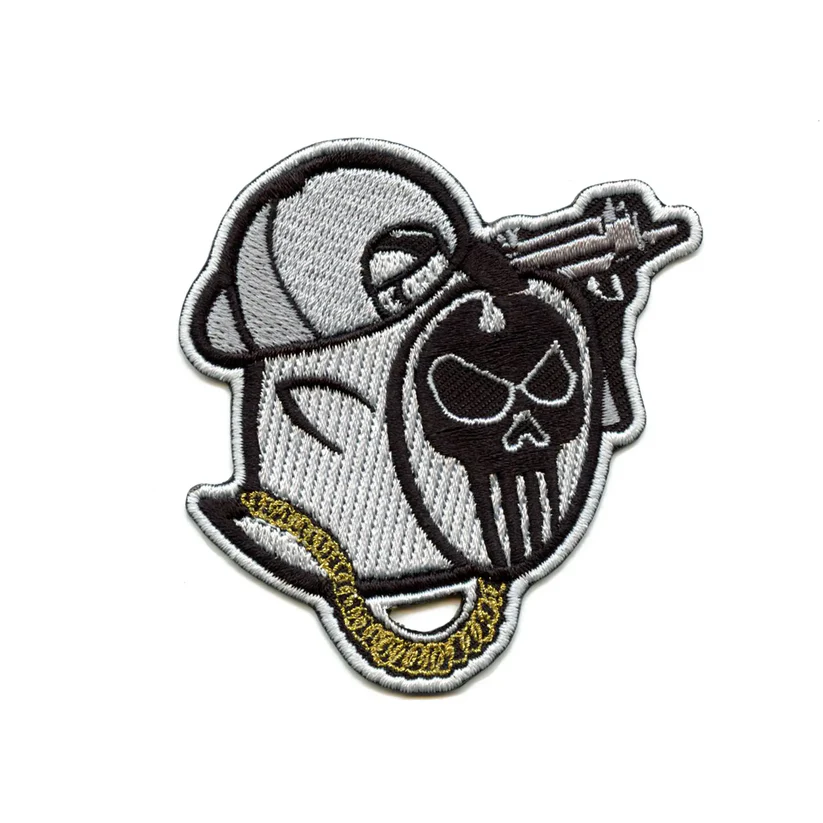 Ghost Rapper With Chain Patch - Ghost Rapper With Chain Patch USA Ghost Rapper With Chain Patch - View 1