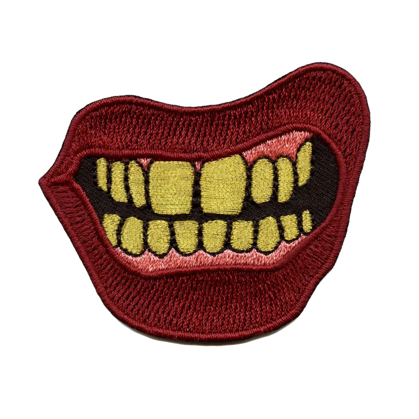 Grinning Gold Grillz Patch - Grinning Gold Grillz Patch USA Grinning Gold Grillz Patch - View 1