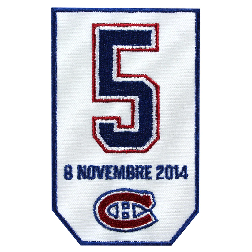 Guy Lapointe #5 Retirement Jersey Patch