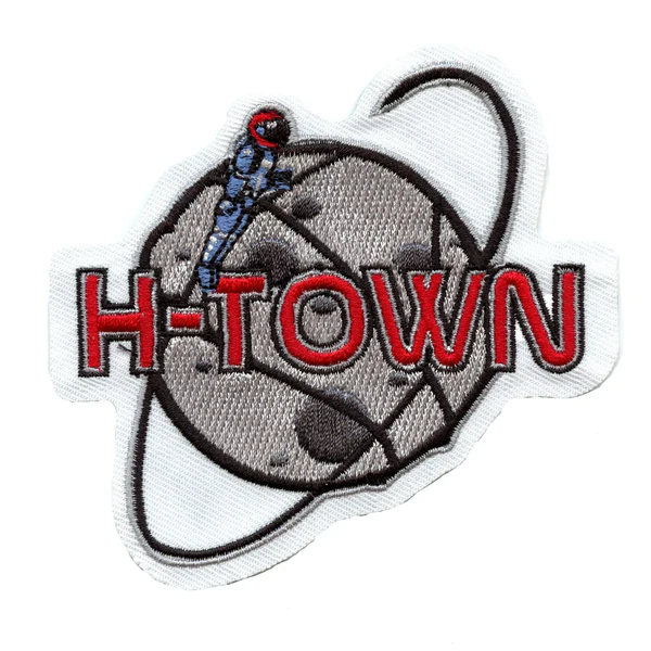 H-Town Astronaut Space embroidered Patch