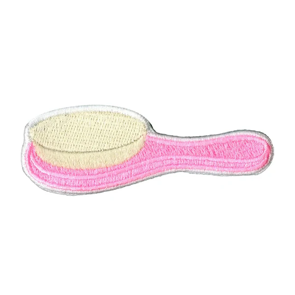 Hair Brush Embroidered Patch