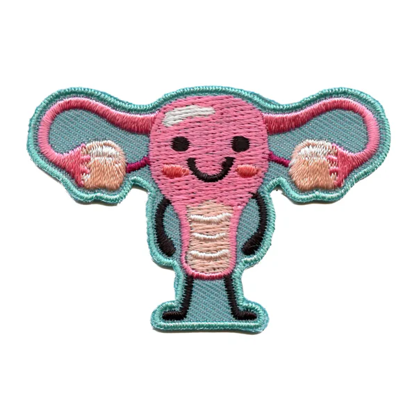 Happy Ovaries And Uterus Embroidered Patch