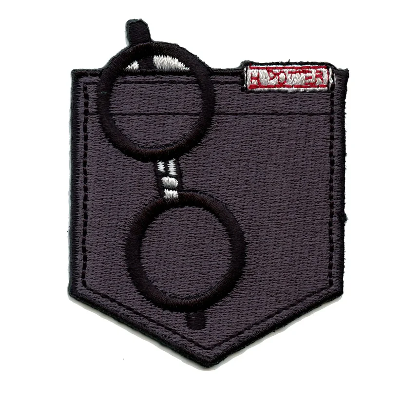 Harry Potter Glasses on Pocket Patch - Harry Potter Glasses On Pocket Patch USA Harry Potter Glasses on Pocket Patch - View 1