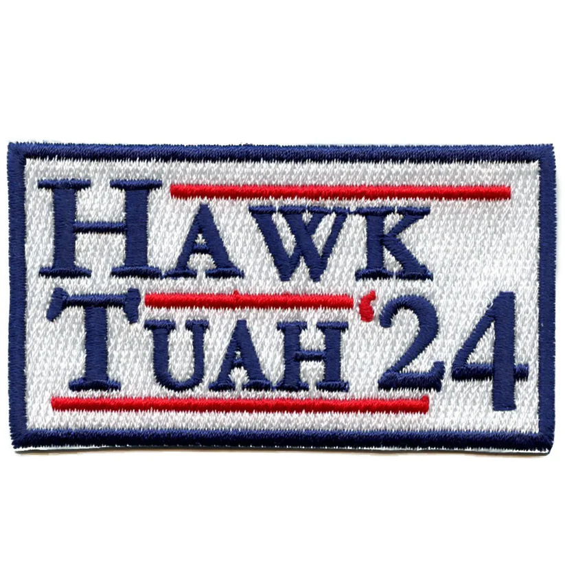 Hawk Tuah '24 Patch Funny Iconic Meme 