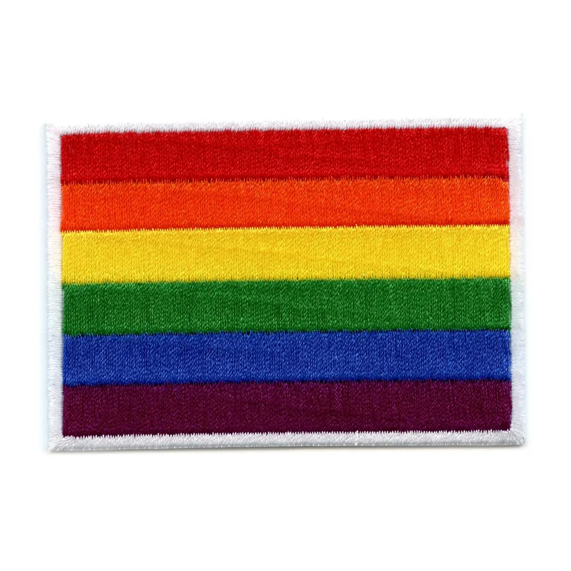 Homosexual Pride Embroidered Iron On Patch