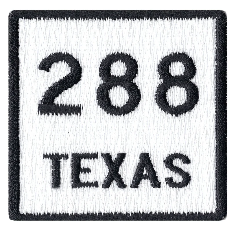 Houston Highway 288 Sign Logo Patch