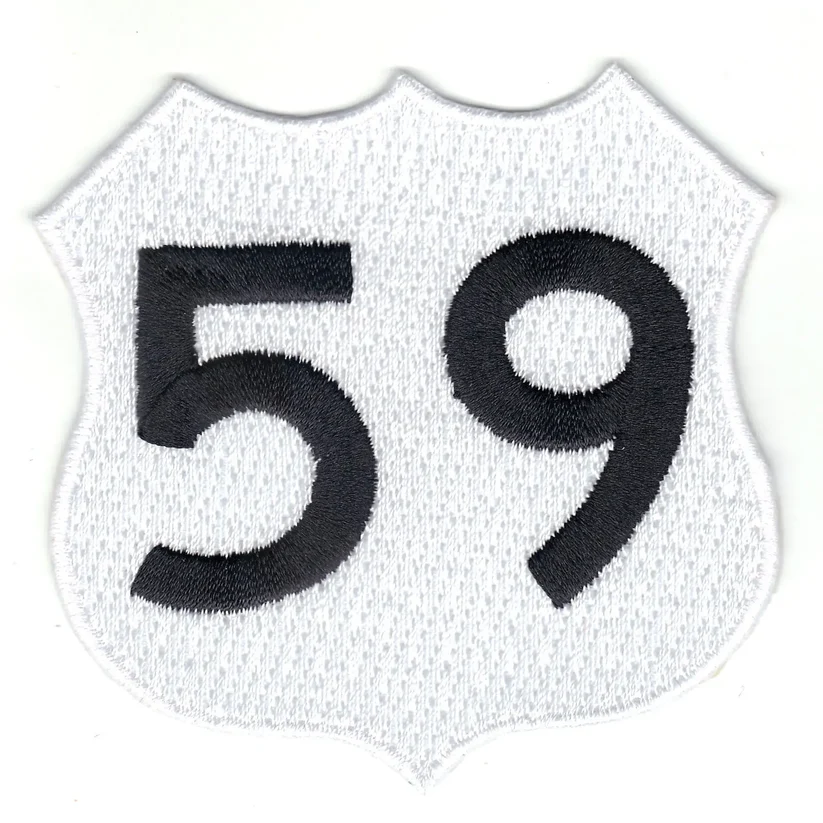 Houston Highway 59 Sign Logo Patch