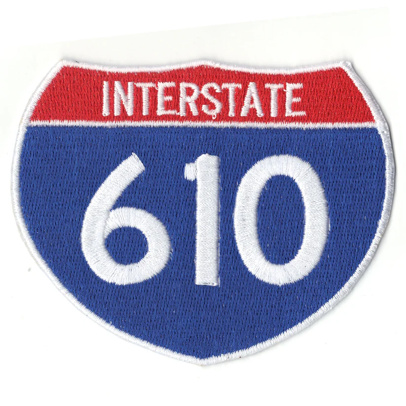 Houston Interstate I-610 Highway Sign Patch