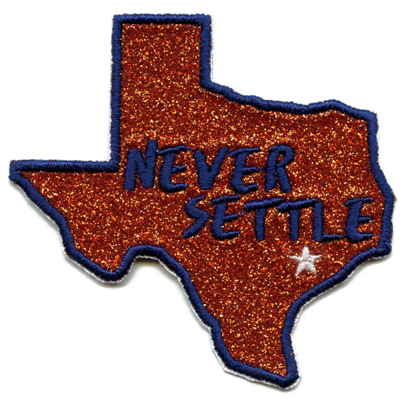 Houston Parody Never Settle Patch
