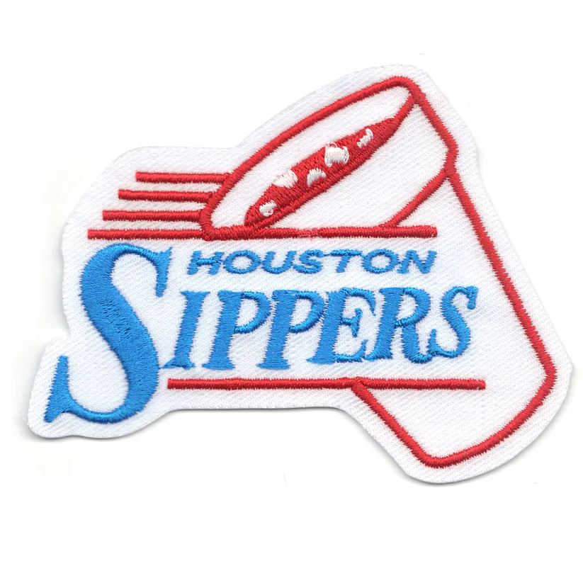 Houston Sippers Logo Iron On Patch