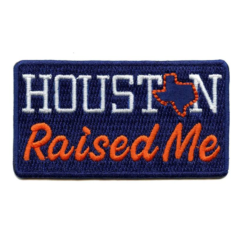 Houston Raised Me Embroidered Patch