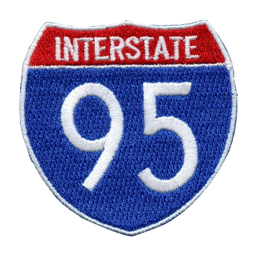 Interstate 95 I-95 Freeway Sign Patch
