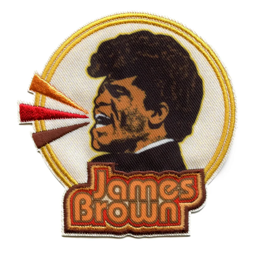 James Brown Patch Singing Circle Portrait - James Brown Patch Singing Circle Portrait USA James Brown Patch Singing Circle Portrait - View 1