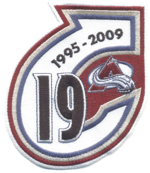 Joe Sakic #19 Retirement Patch