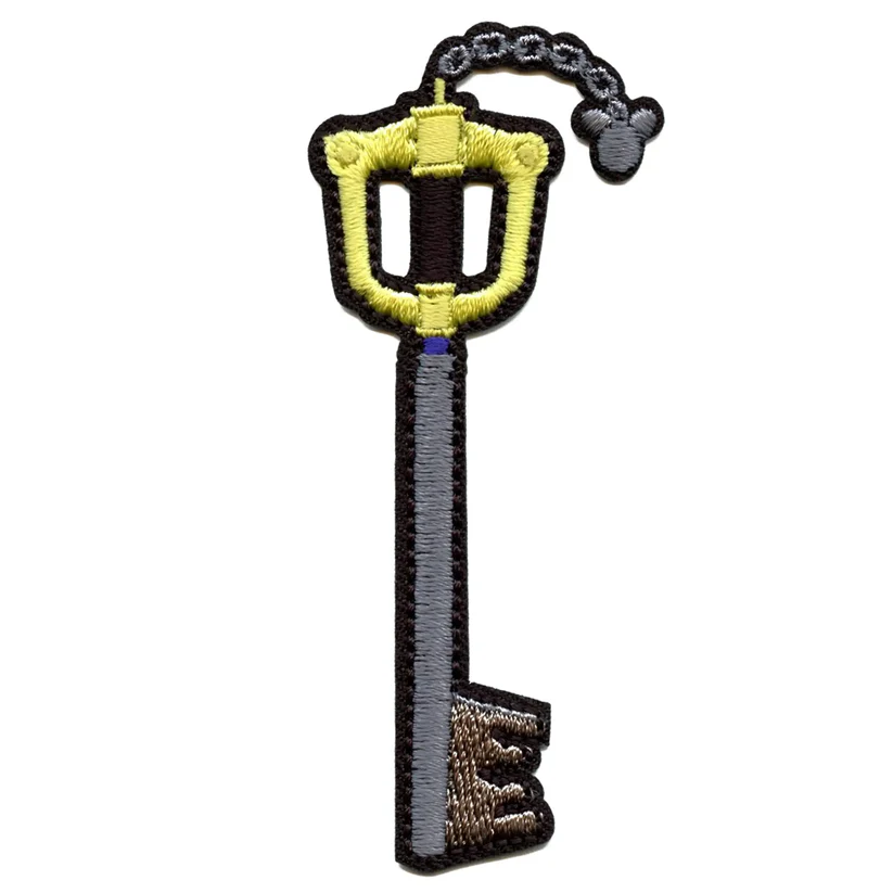 Heart Keyblade Patch Embroidered Iron On
