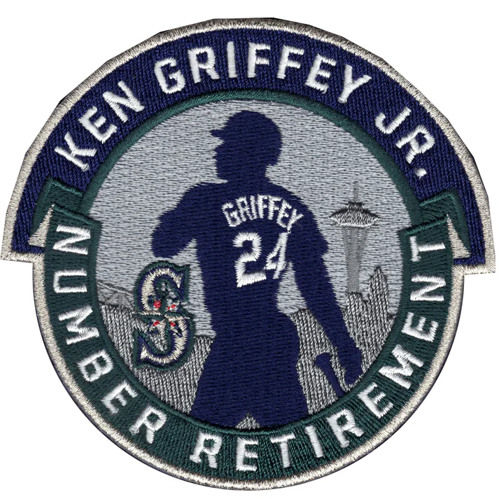 Ken Griffey Jr Number Retirement Patch
