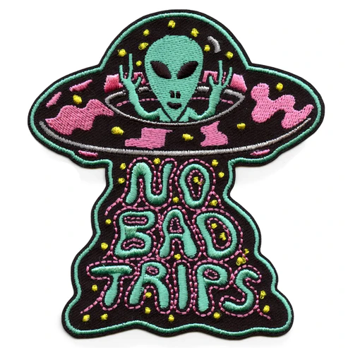 Killer Acid No Bad Trips embroidered Patch