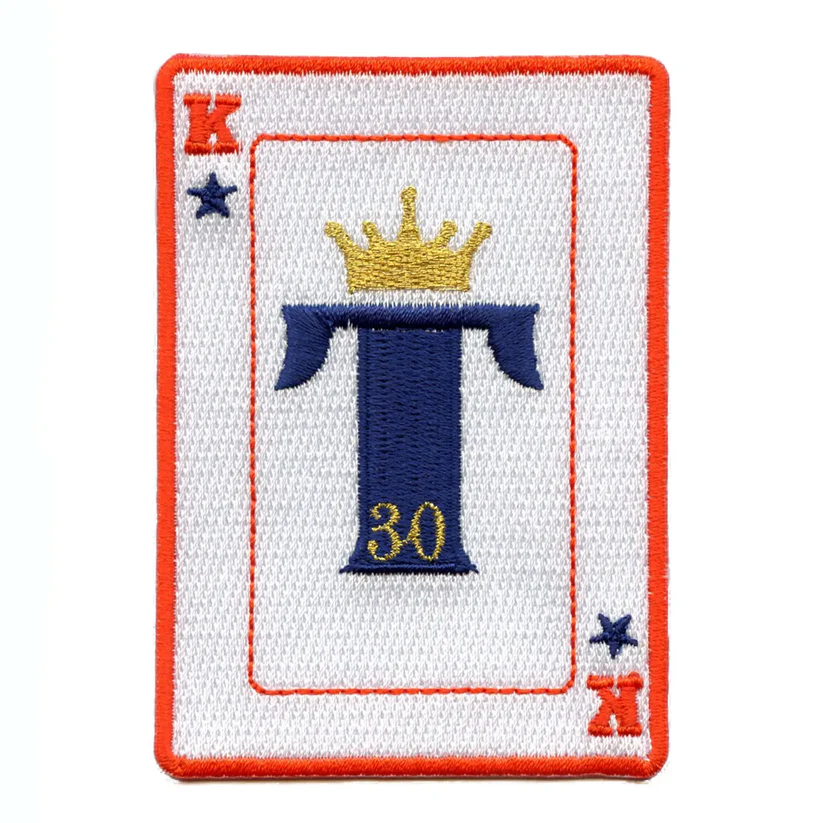 King Tuck Playing Card Patch Iron On
