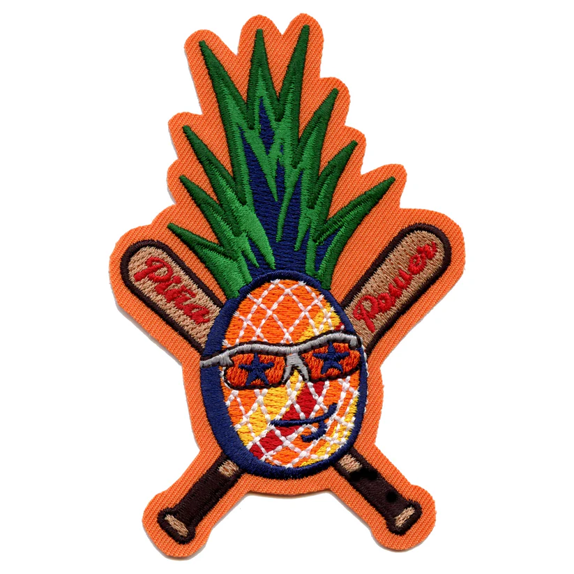  La Pina Power Pineapple Iron on-Patch