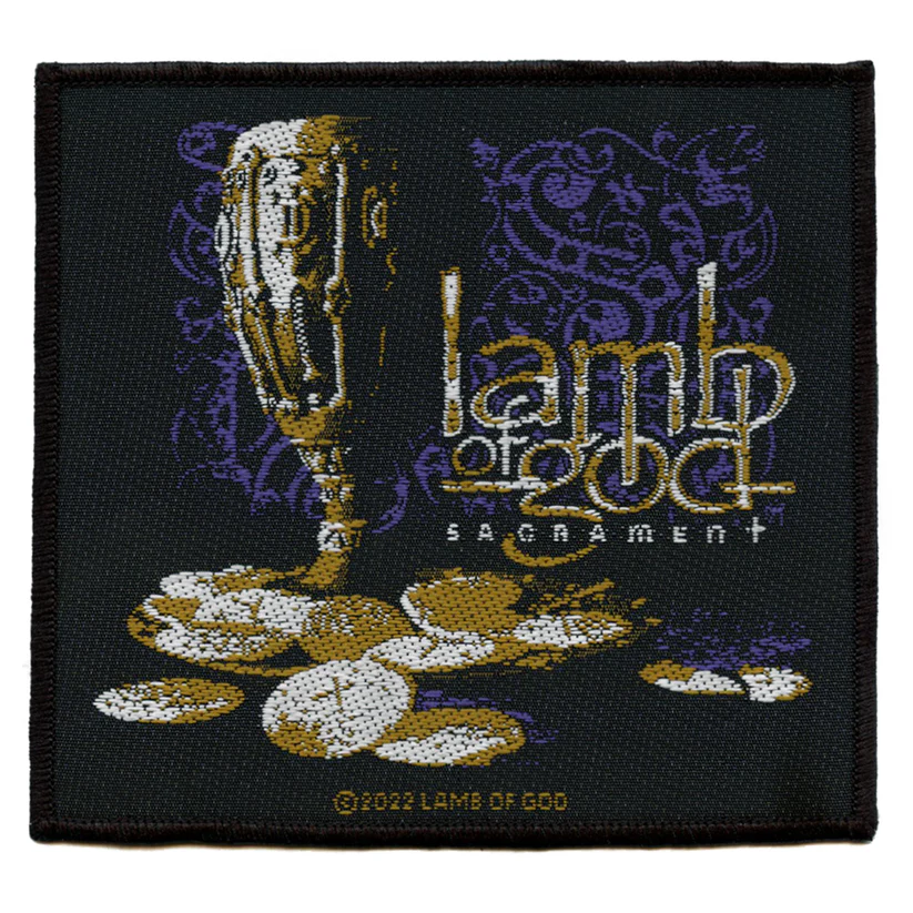 Lamb of God Sacrament Heavy Metal Patch - Lamb Of God Sacrament Heavy Metal Patch USA Lamb of God Sacrament Heavy Metal Patch - View 1