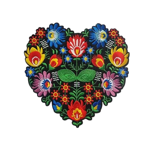 heart of flowers patch - Image 3