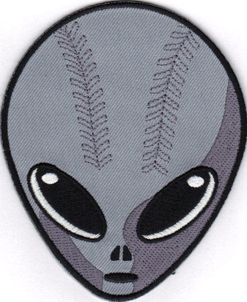 Las Vegas 51s Alien Head Team Logo Patch