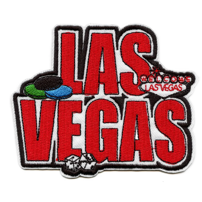 Las Vegas Gambling Fun Patch Iron On
