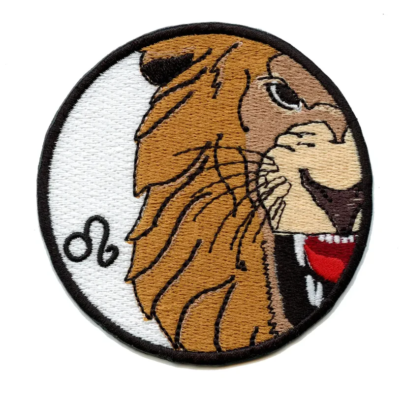 Leo Zodiac Sign Iron On Patch