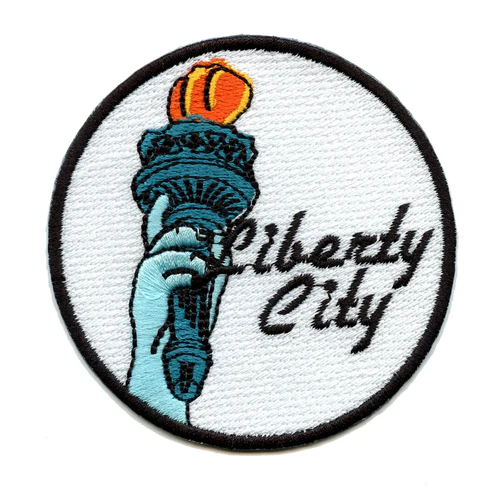 Liberty City New York Round Patch