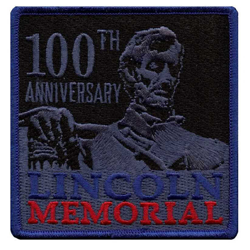 Lincoln Memorial 100th Anniversary Patch