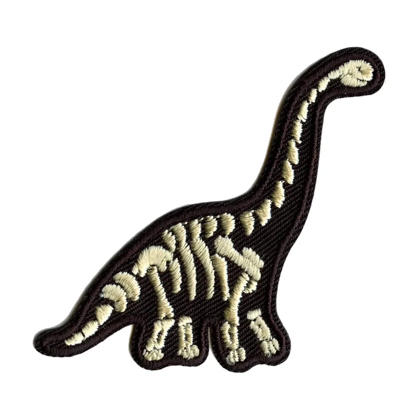 Brachiosaurus Bones Iron On Patch
