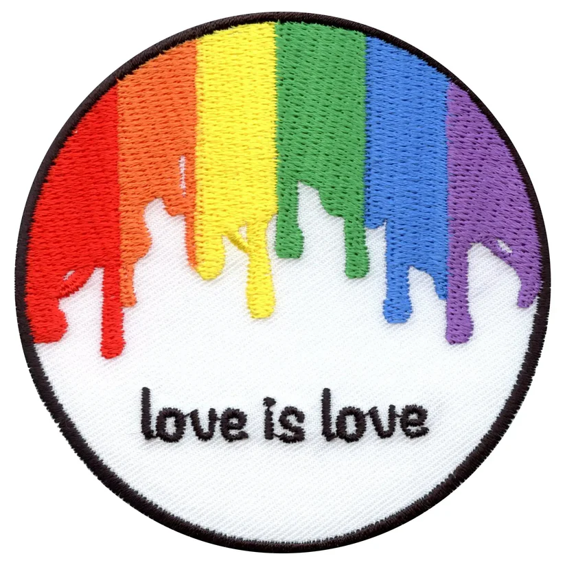 Love Is Love Embroidered Iron On Patch