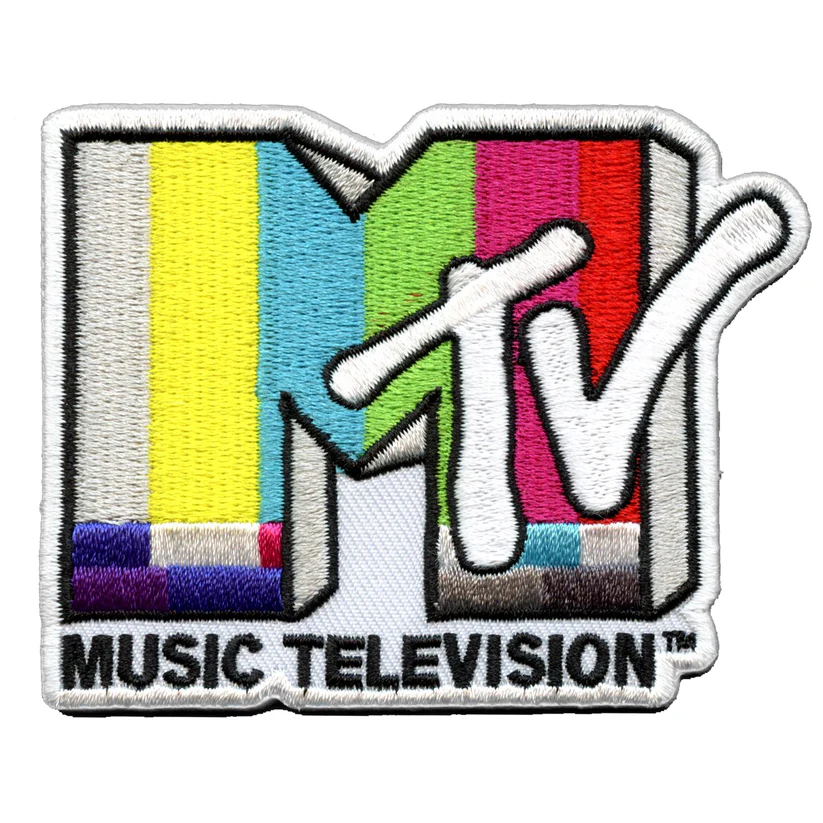 MTV Music Television Logo Embroidered Patch