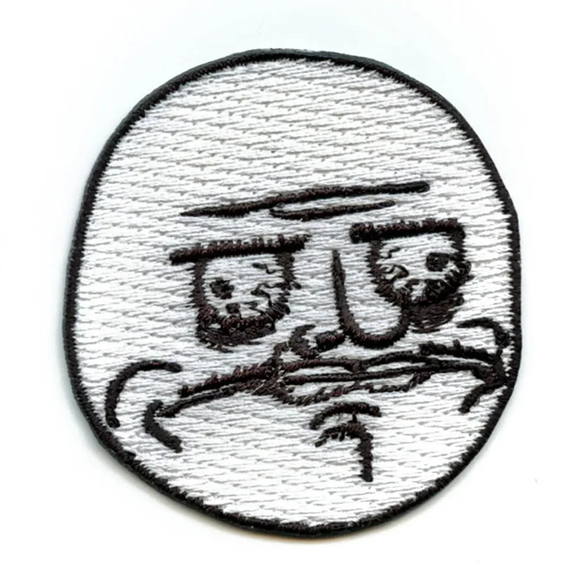 Me Gusta Face Meme Iron On Patch