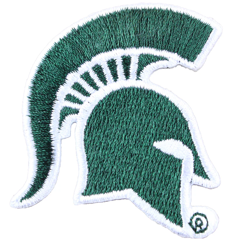 Michigan State Logo Iron On-Patch 