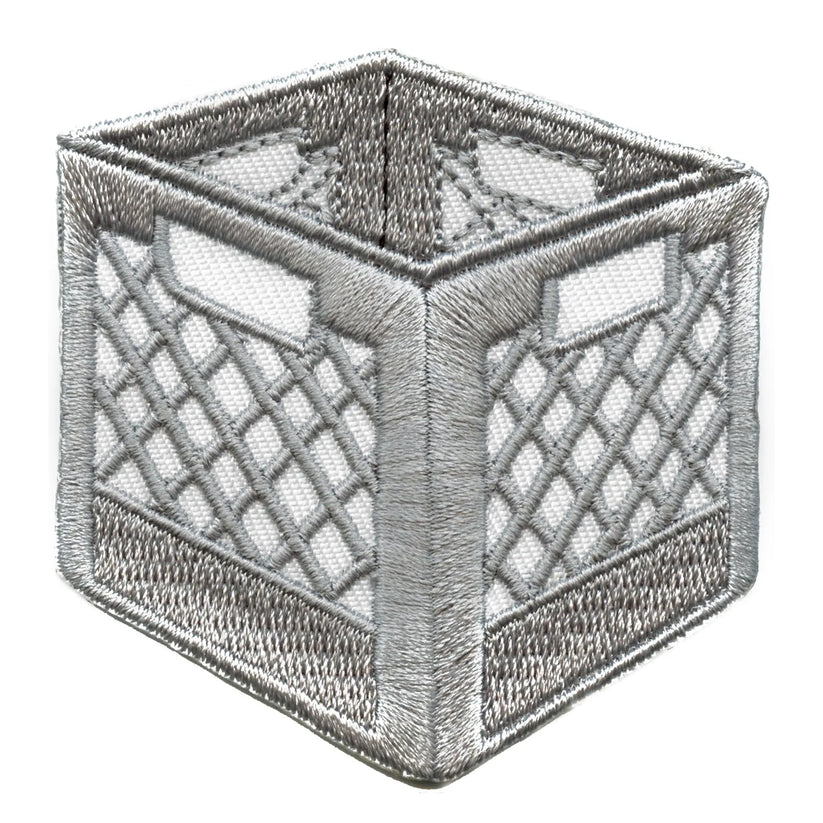Milk Crate Viral Trend Embroidered Patch