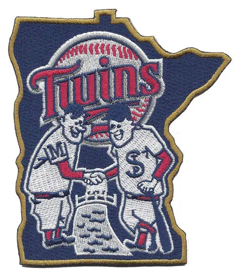 Minnesota Twins Shaking Hands State Patch