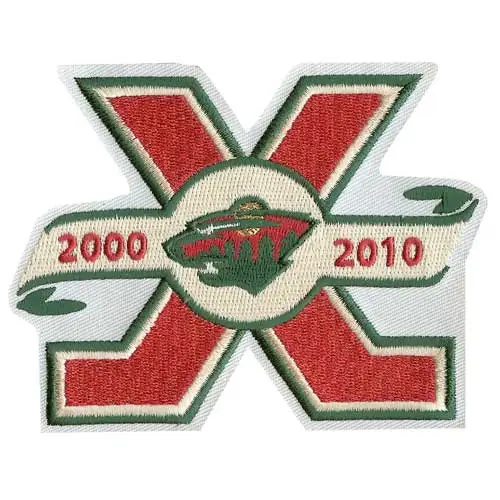 Minnesota Wild 10th Anniversary Patch