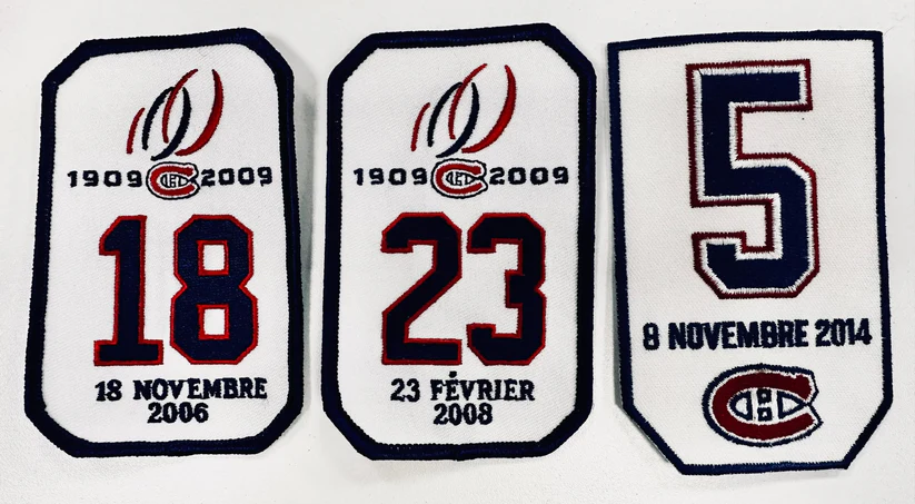 Montrèal Canadiens #5 18 23 Combo Patch