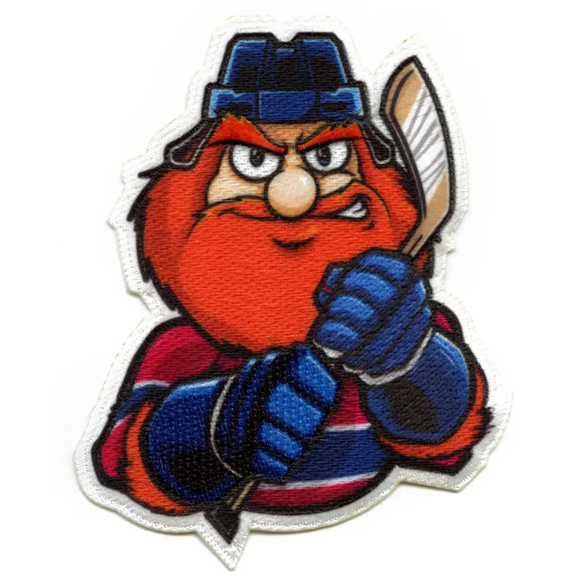 Montreal Canada French Man Mascot Photo Patch