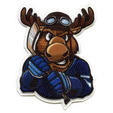 Moose Team Mascot Self Adhesive Patch