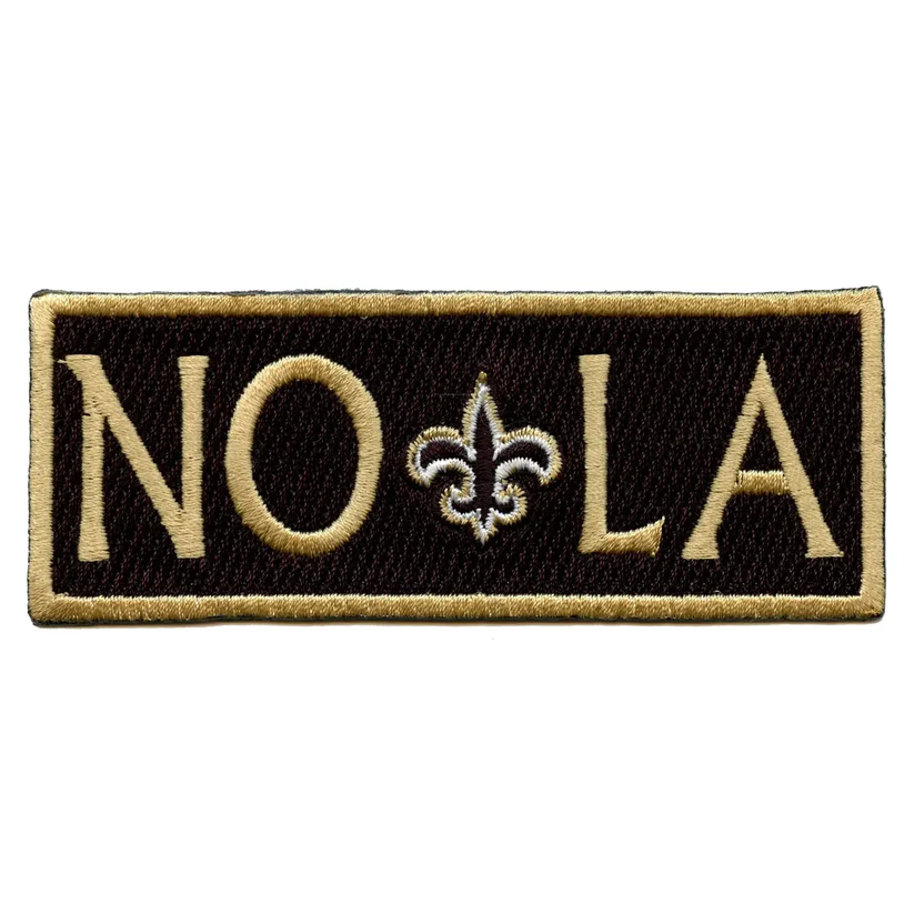 NOLA Logo Embroidered Iron On Patch