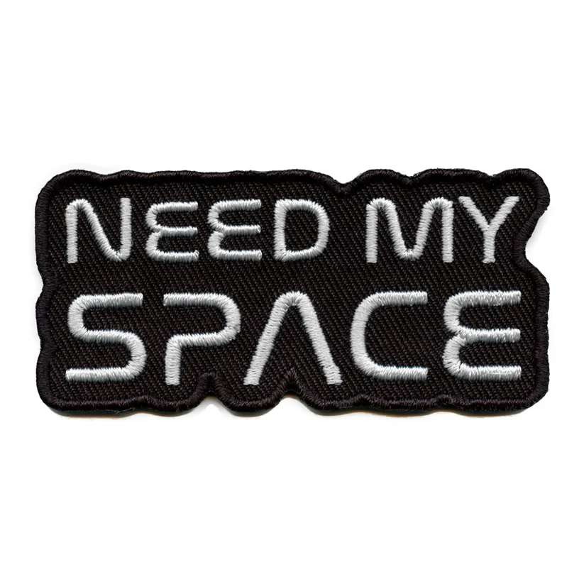 Need My Space Patch outer Iron On