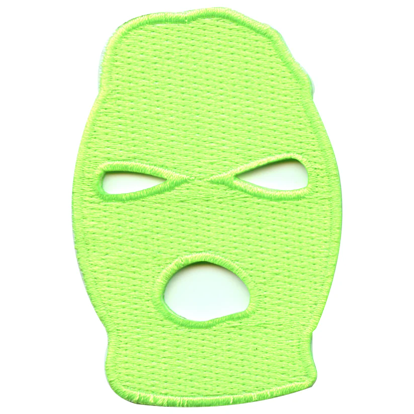 Neon Green Jackboys Ski Mask Patch