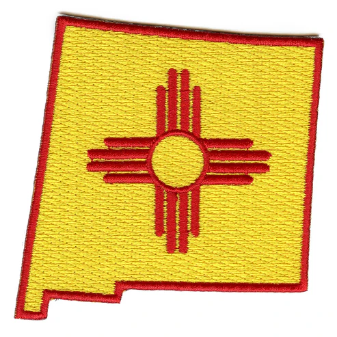 New Mexico Flag State Patch Embroidered