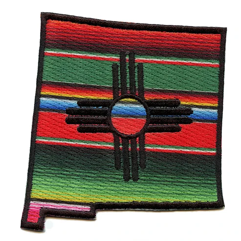 New Mexico Serape Embroidered Patch