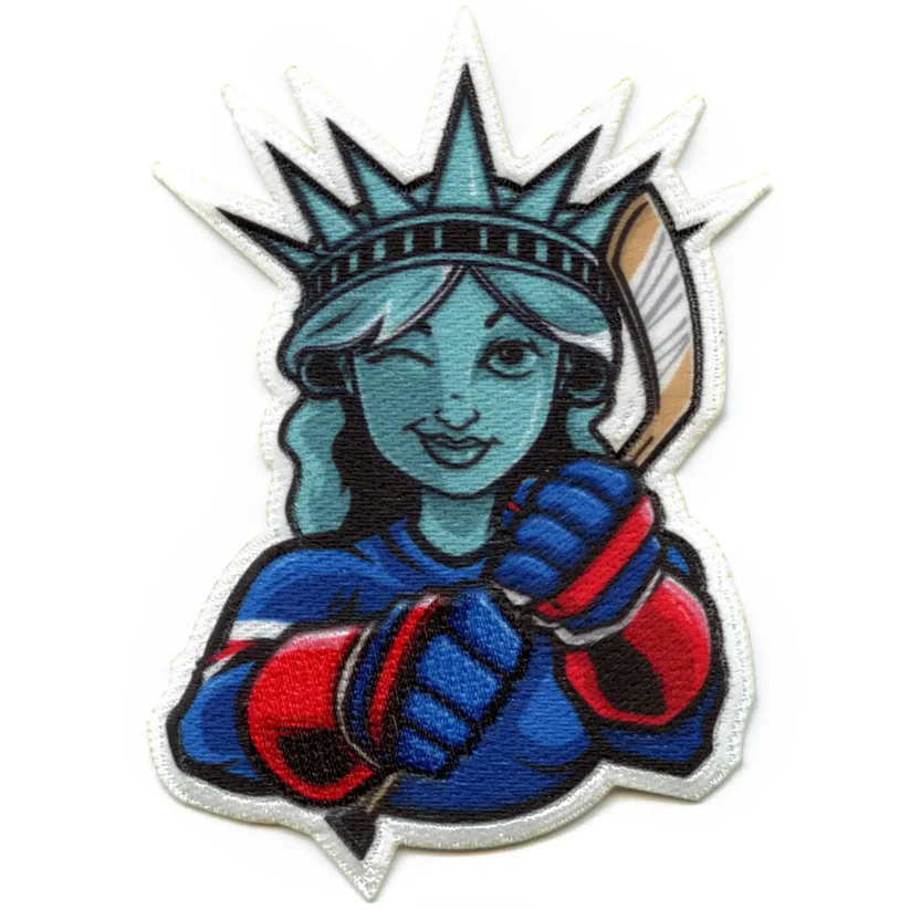 New York Liberty-Lady FotoPatch Mascot